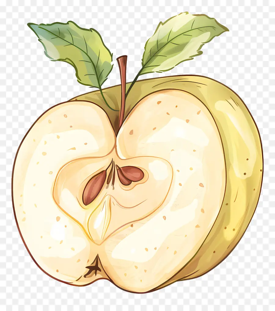 Una Rodaja De Manzana，Apple PNG