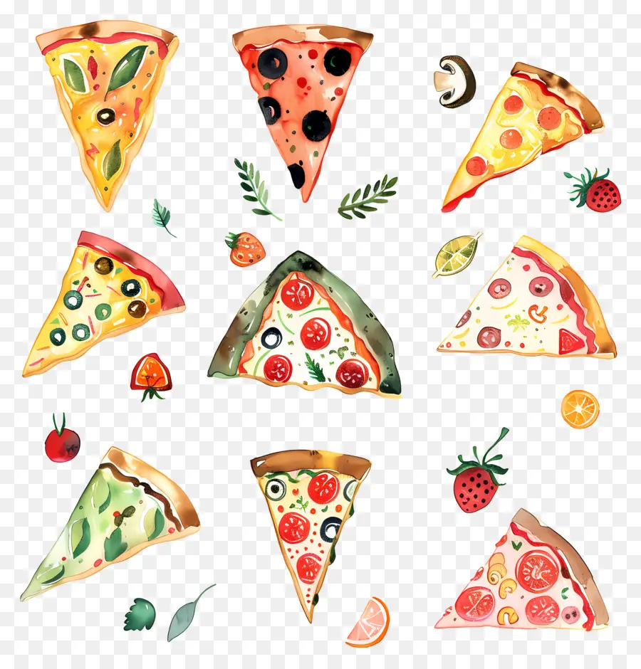 Pizza，Rebanadas De Pizza PNG