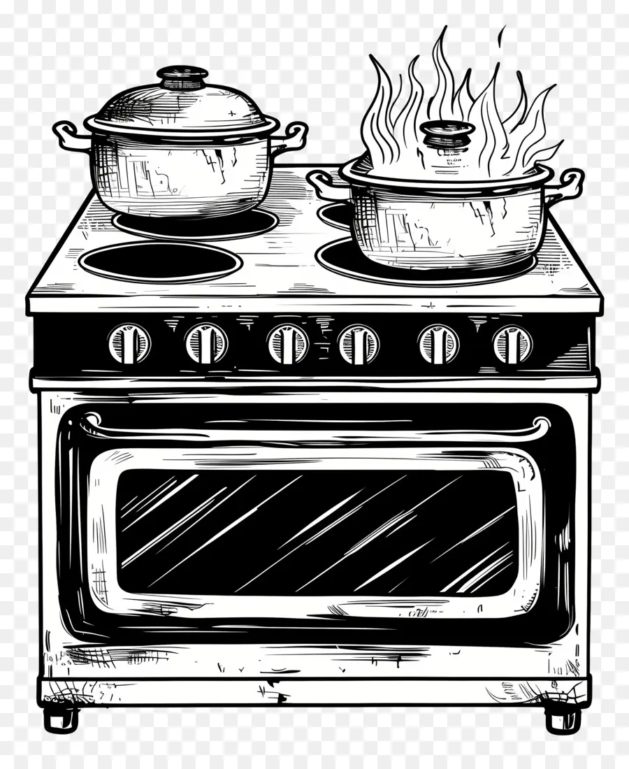 Estufa Y Horno，Estufa Vintage PNG