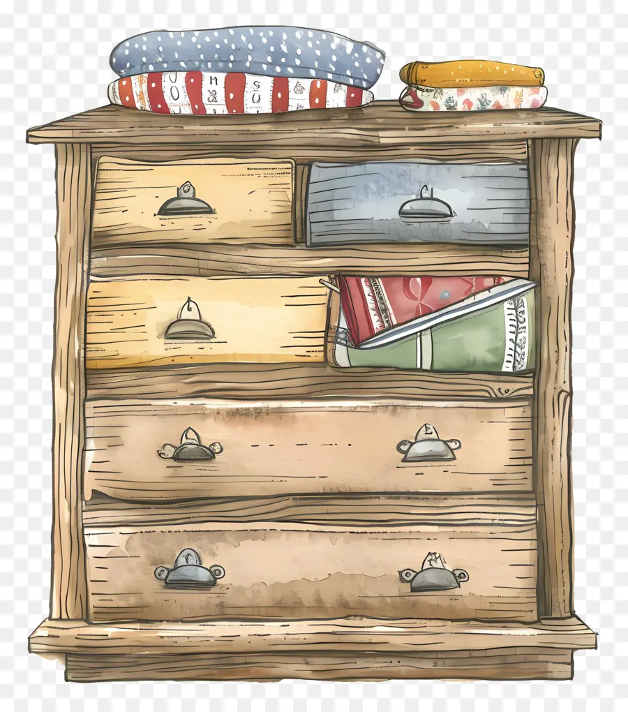 Dresser，Tocador De Madera PNG