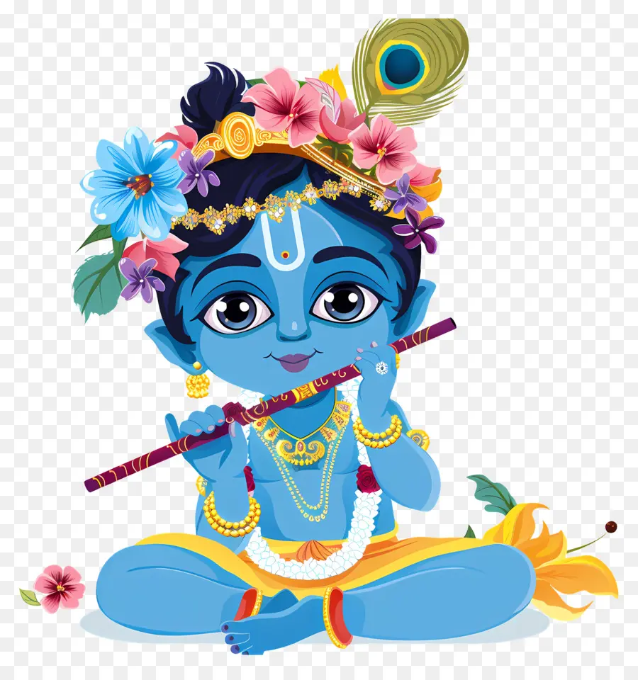 Krishna Janmashtami，Azul Niño PNG