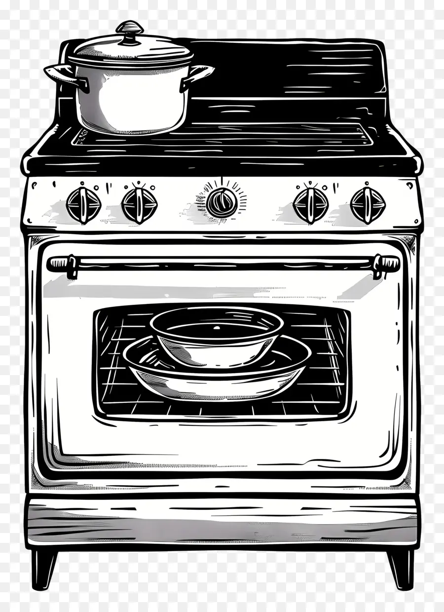 Estufa Y Horno，Estufa Vintage PNG