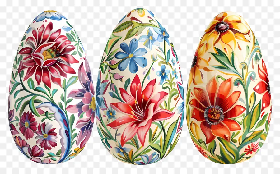 Los Huevos De Pascua，Huevos Decorados PNG