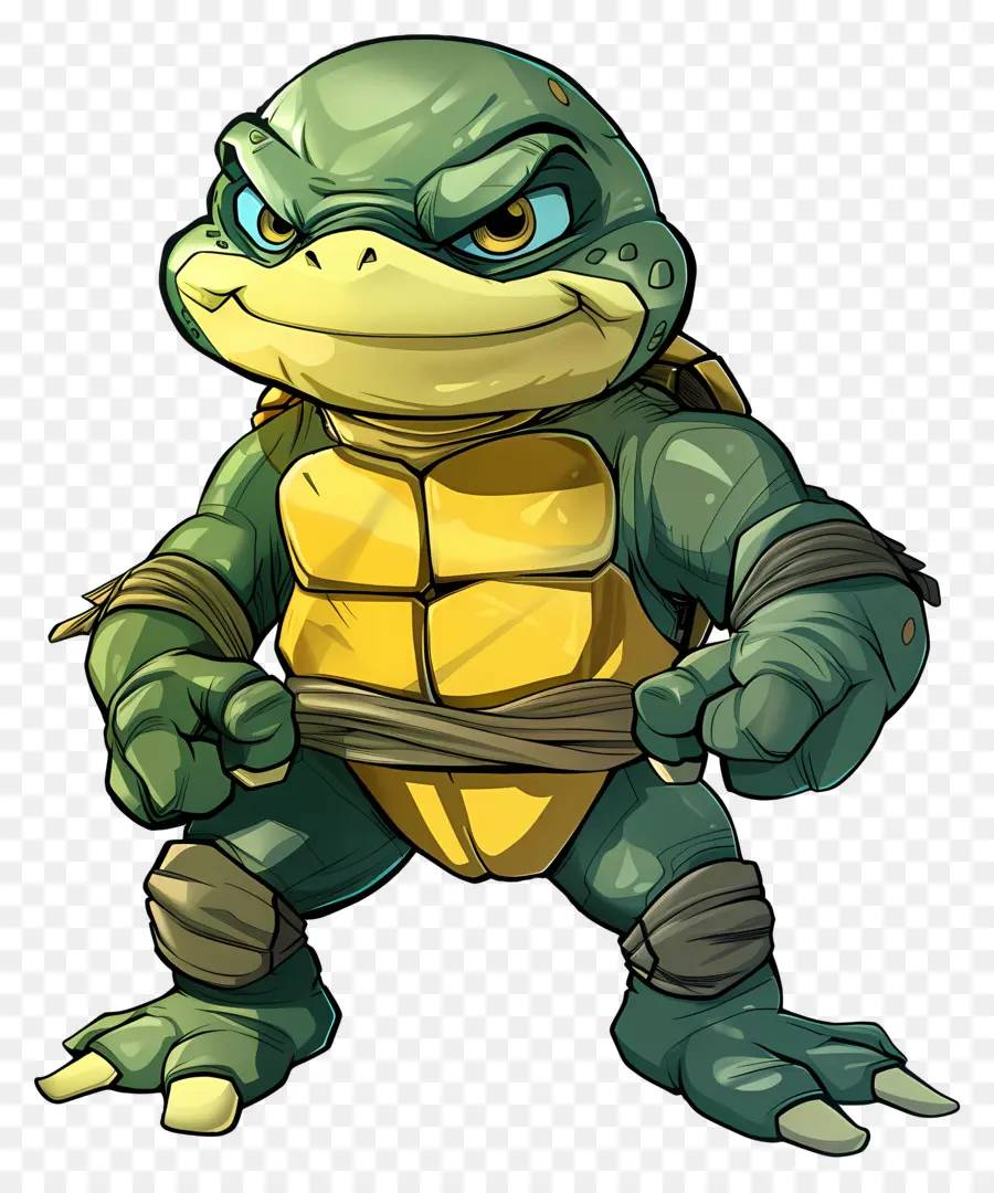 Tortuga De Dibujos Animados，Tortuga Ninja PNG