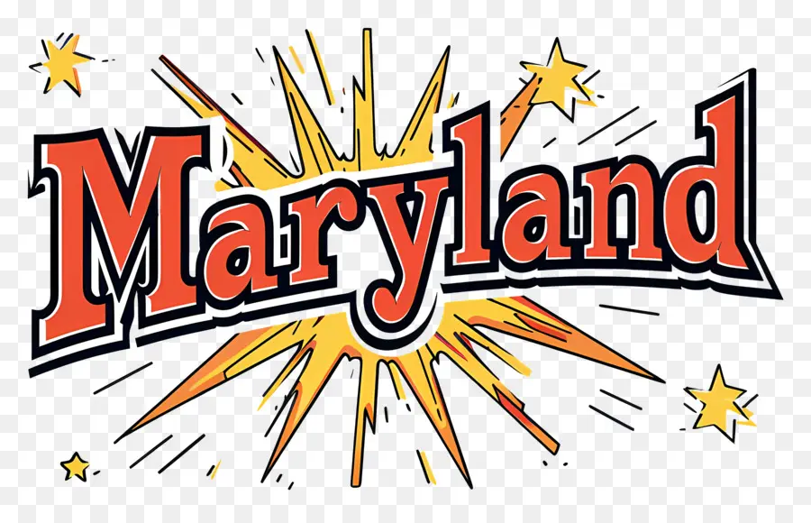 Maryland，Texto De Maryland PNG