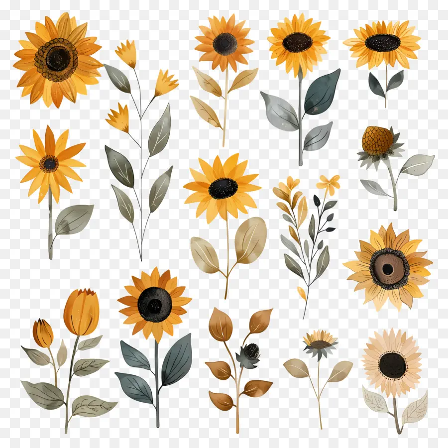 Girasol，Los Girasoles PNG