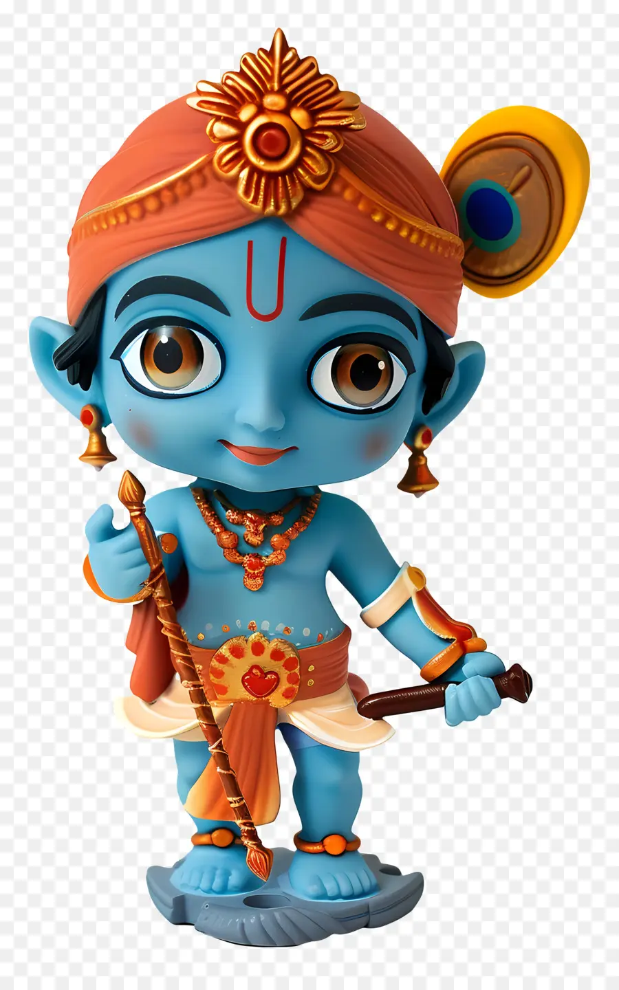 Krishna Janmashtami，El Señor Vishnu PNG