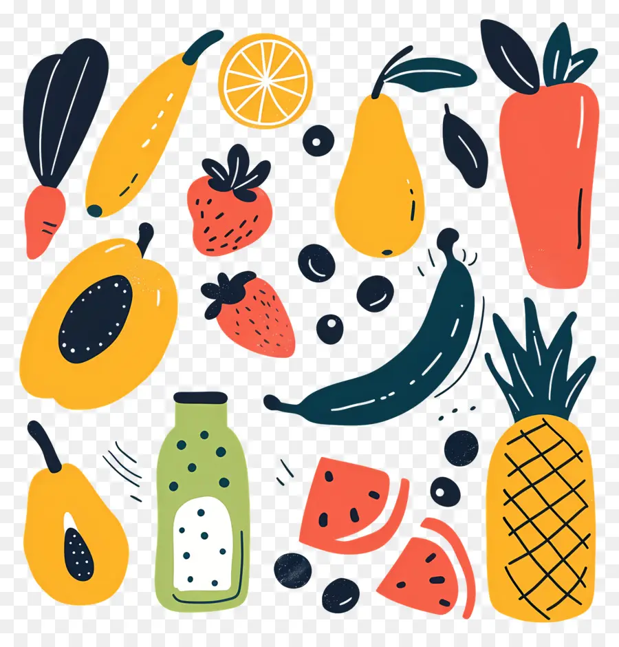 Comida Saludable，Frutas PNG