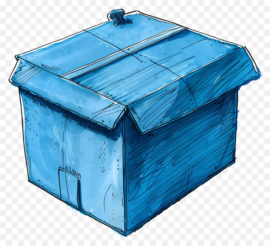 Caja De Cartón，Paquete De Envío PNG