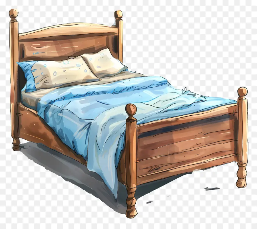 Cama，Almohada PNG