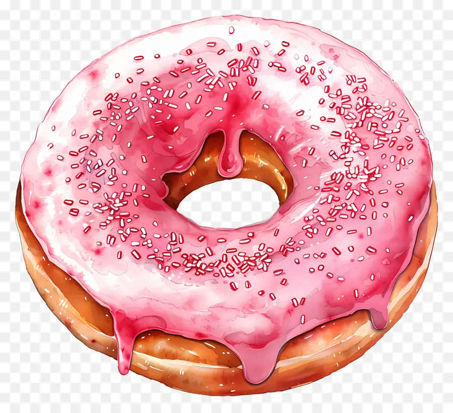 Donut，Dona Rosa PNG