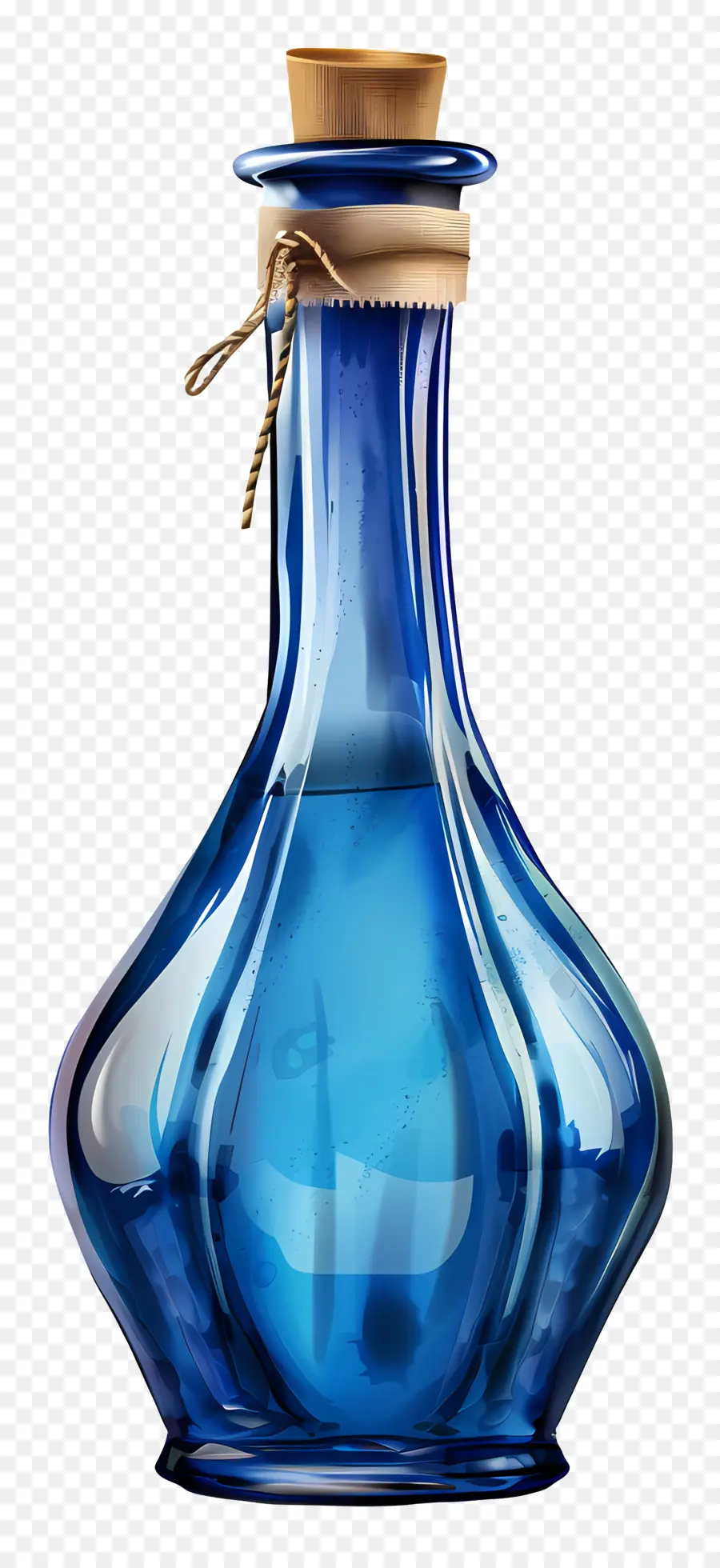 Botella，Botella Azul PNG