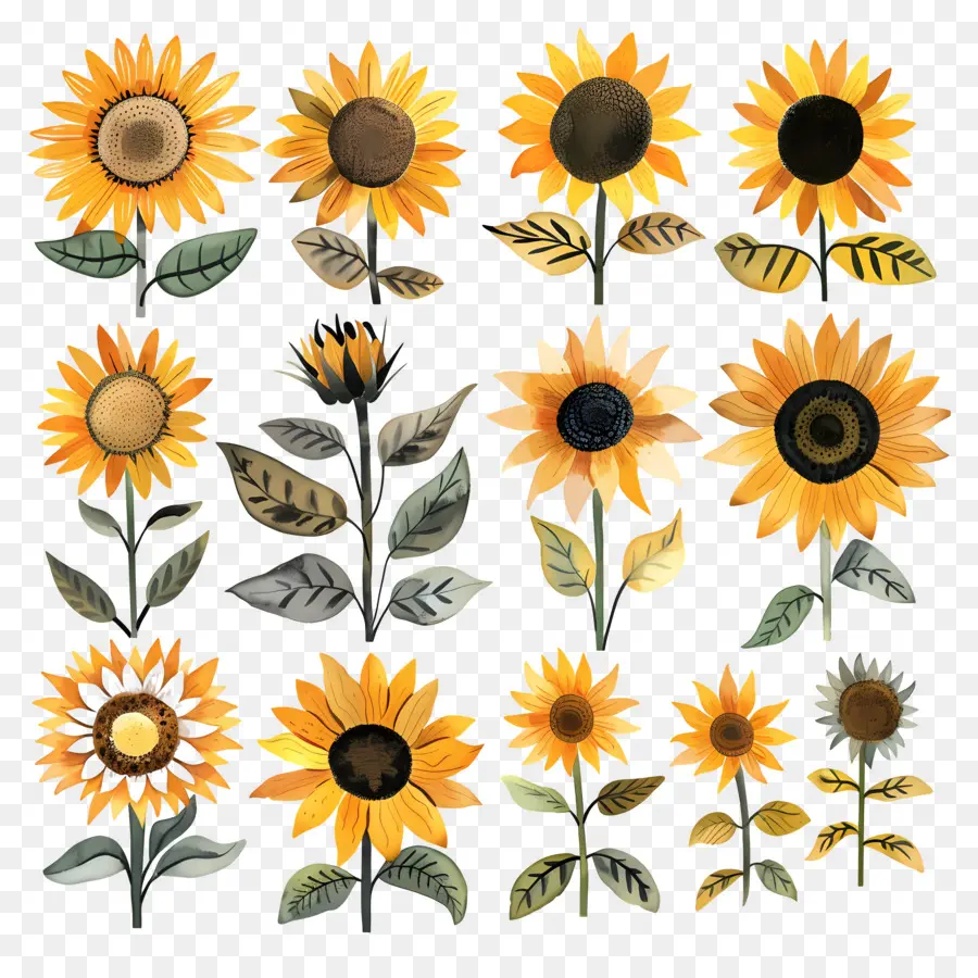 Girasol，Los Girasoles PNG