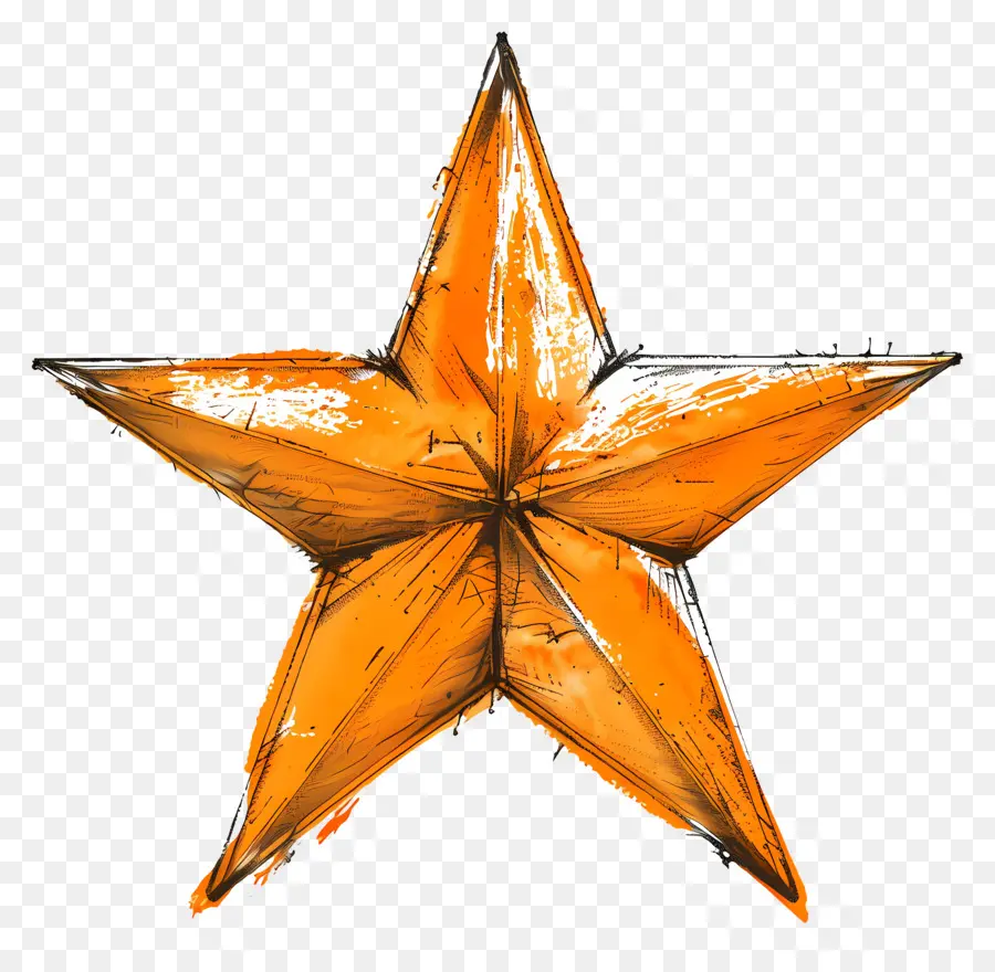 Estrella，Estrella Naranja PNG