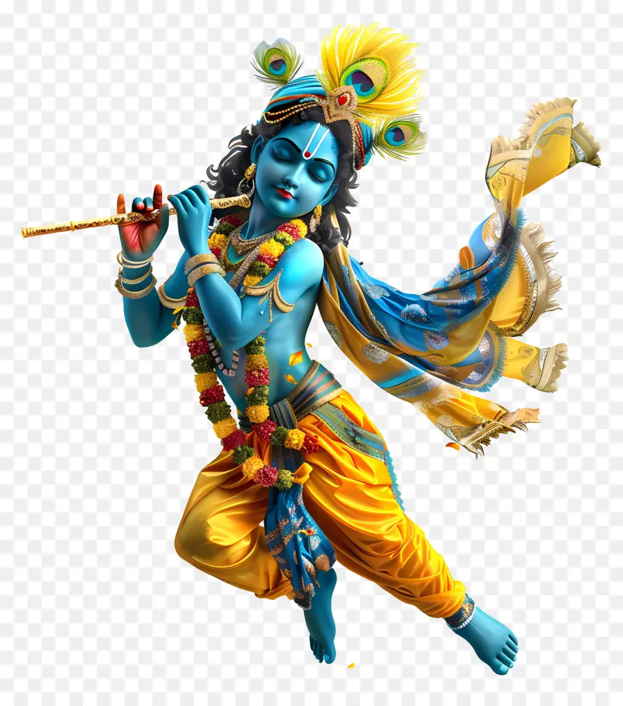 Krishna Janmashtami，El Señor Vishnu PNG