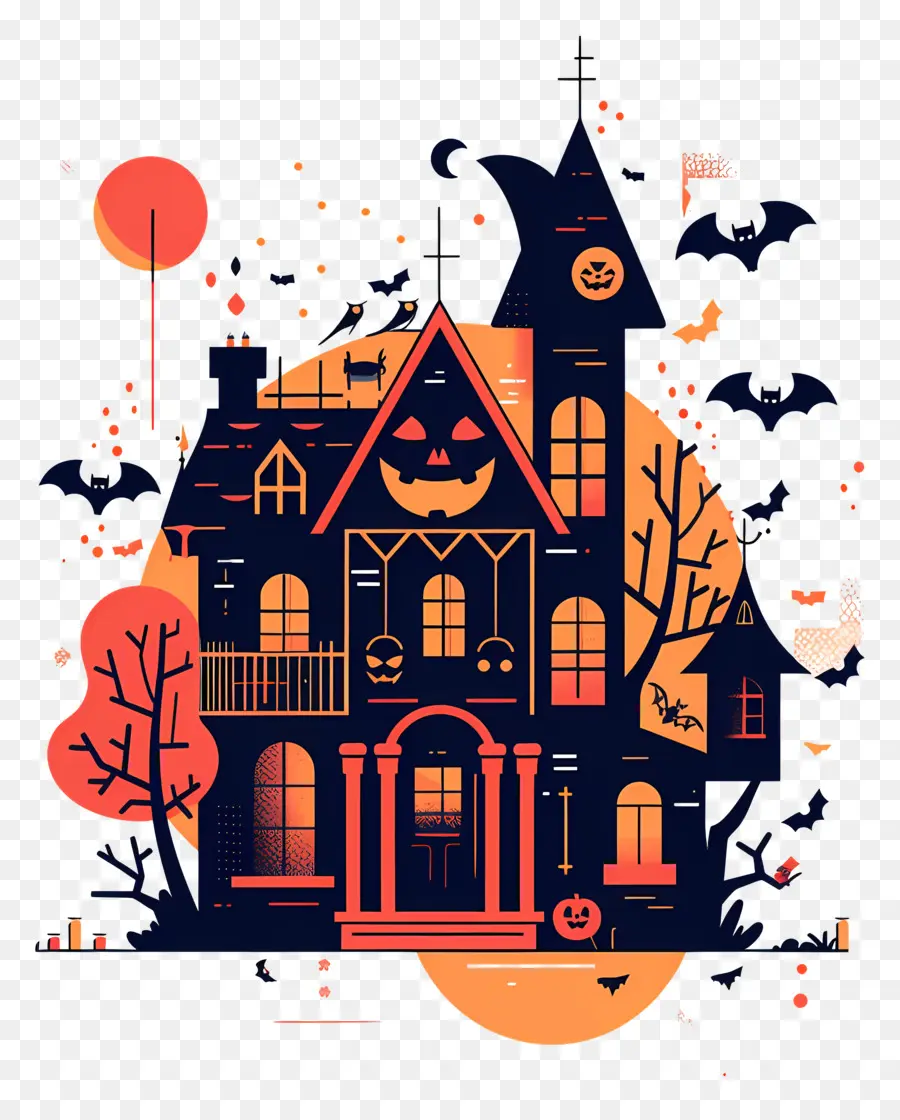 Casa De Halloween，Casa Embrujada PNG