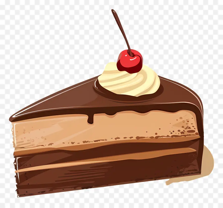 Pastel De Chocolate，Postre PNG