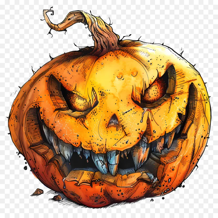 La Calabaza De Halloween，Halloween PNG