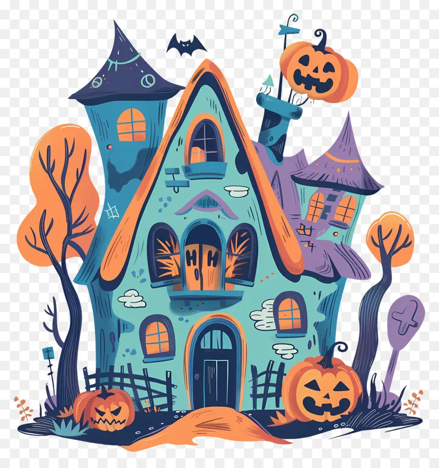 Casa De Halloween，Halloween PNG