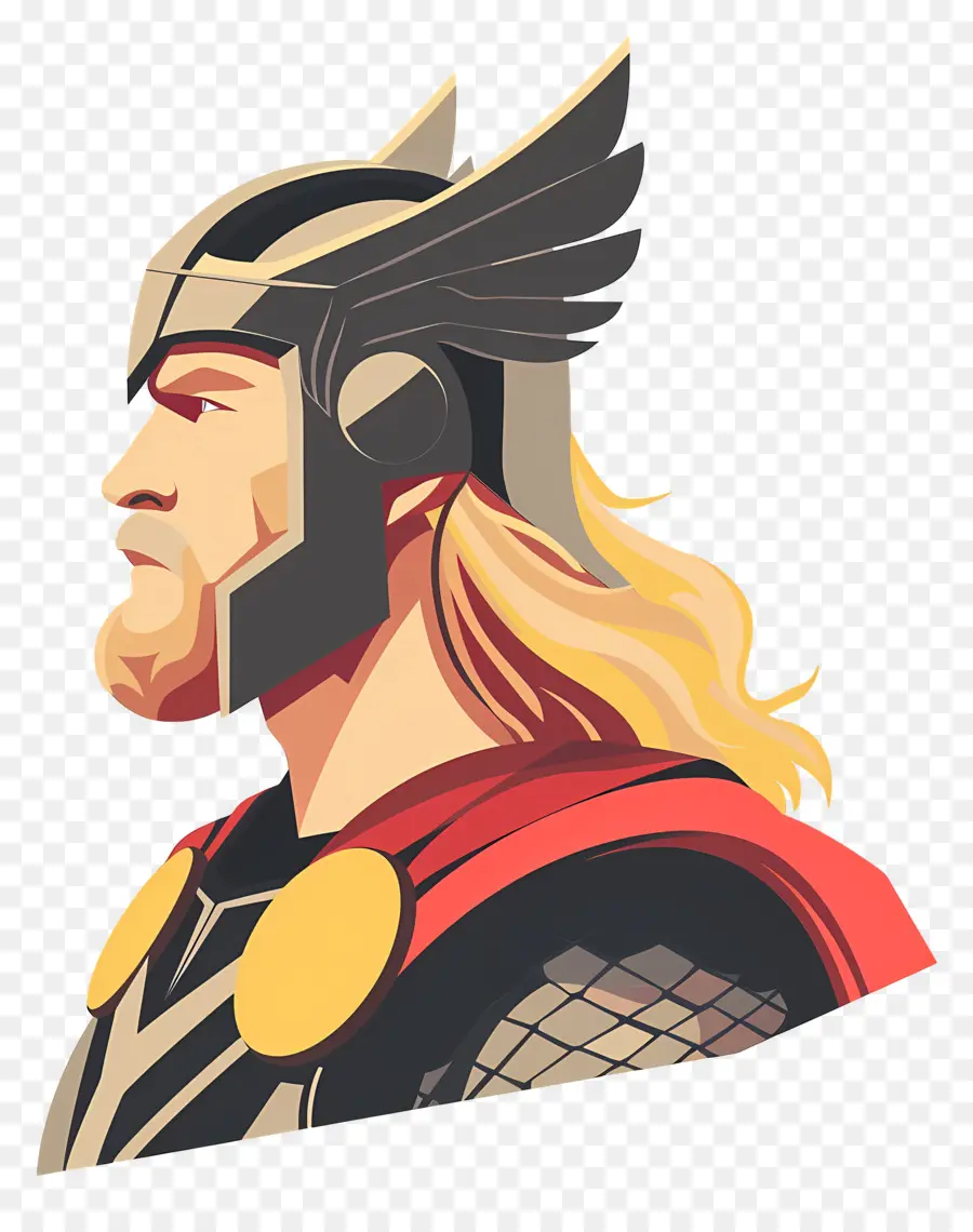 Cabeza De Thor，Casco Vikingo PNG