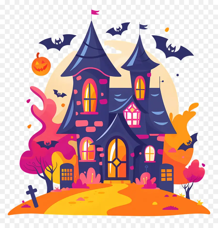 Casa De Halloween，Mansión Espeluznante PNG