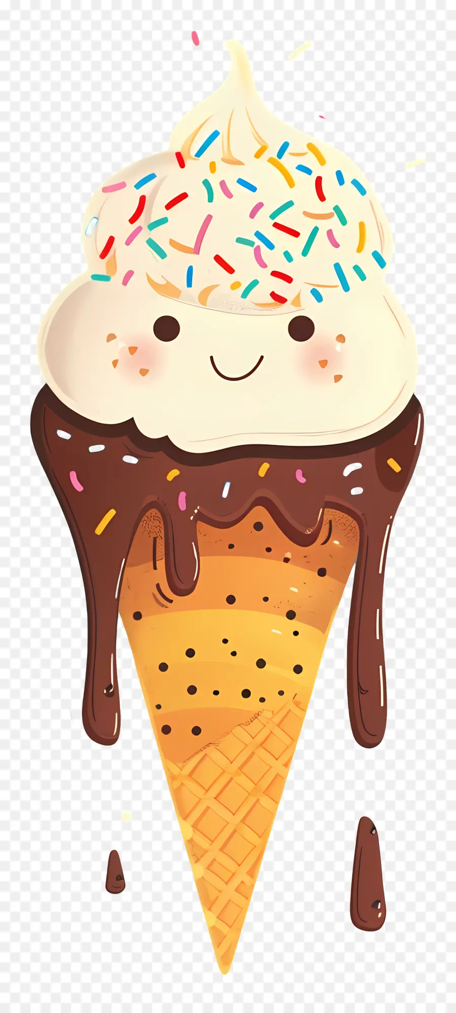 Cono De Helado，Helado PNG