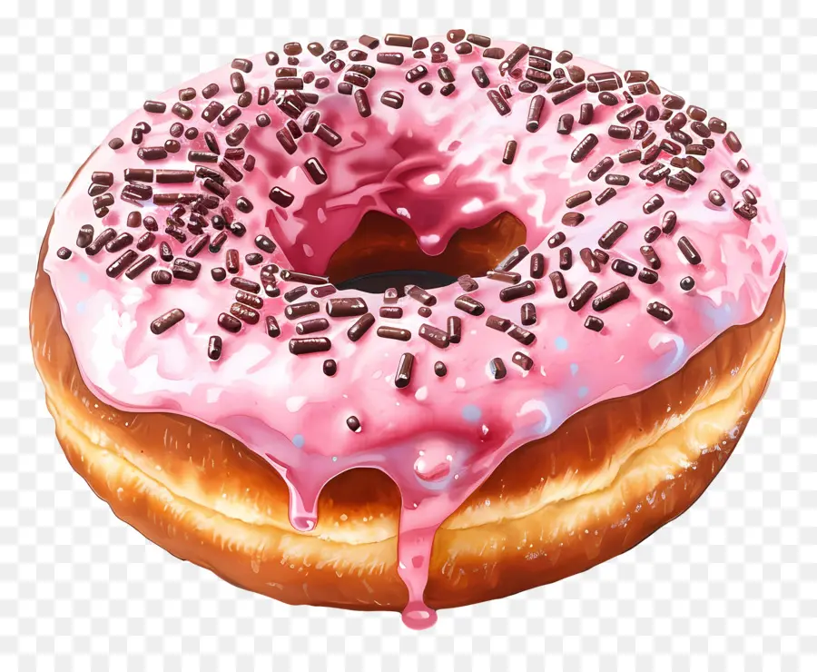 Donut，Rosa PNG