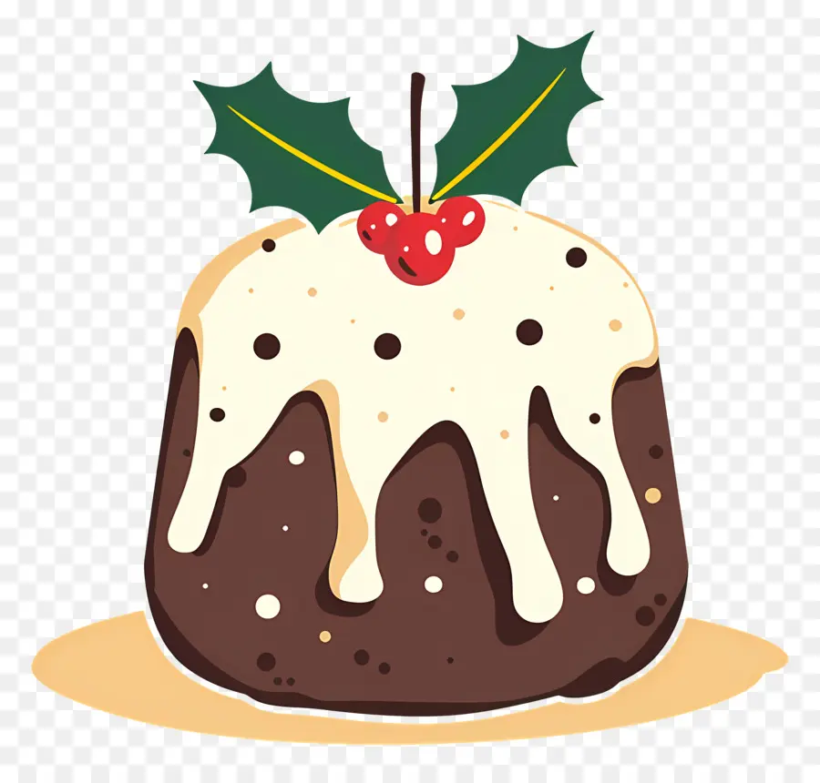 Pudín De Navidad，De Postre PNG