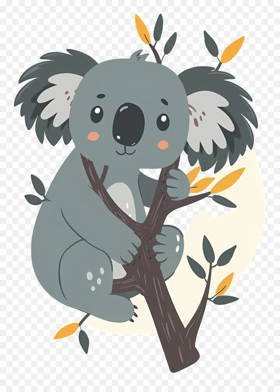 De Dibujos Animados De Koala，Canguro PNG