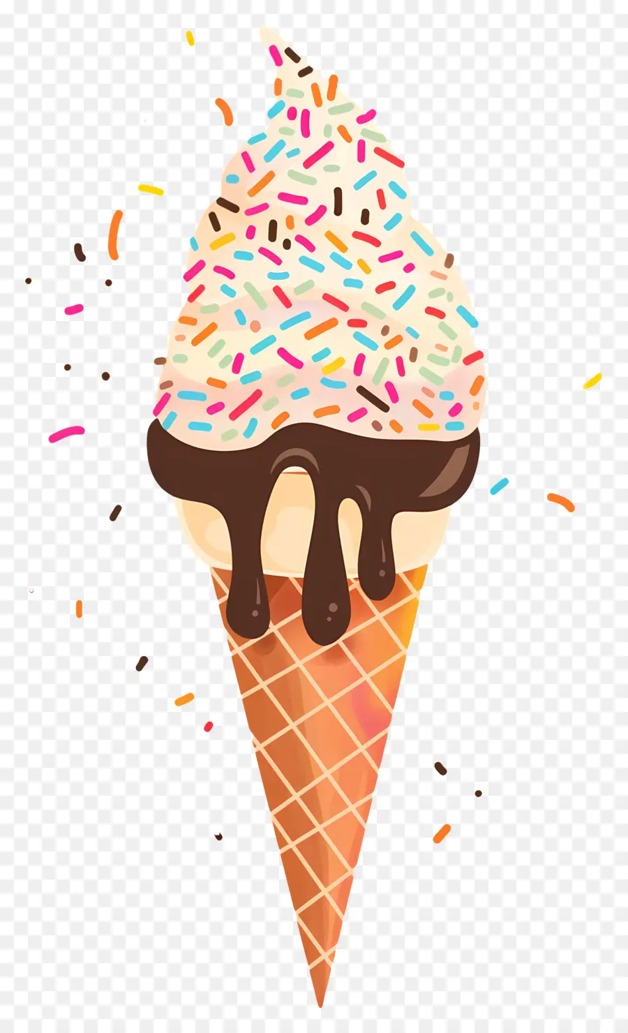 Cono De Helado，Helado PNG