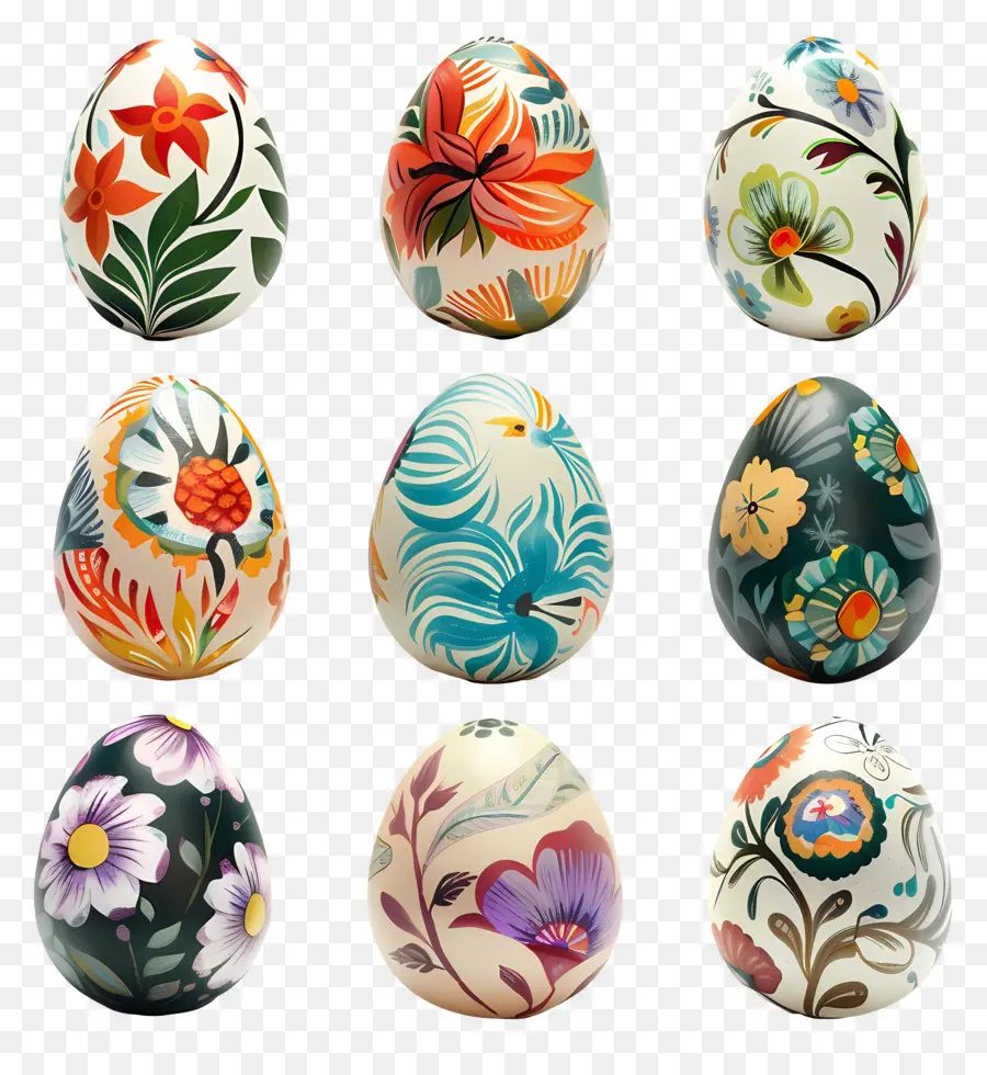 Huevos De Pascua，Huevos Decorados PNG