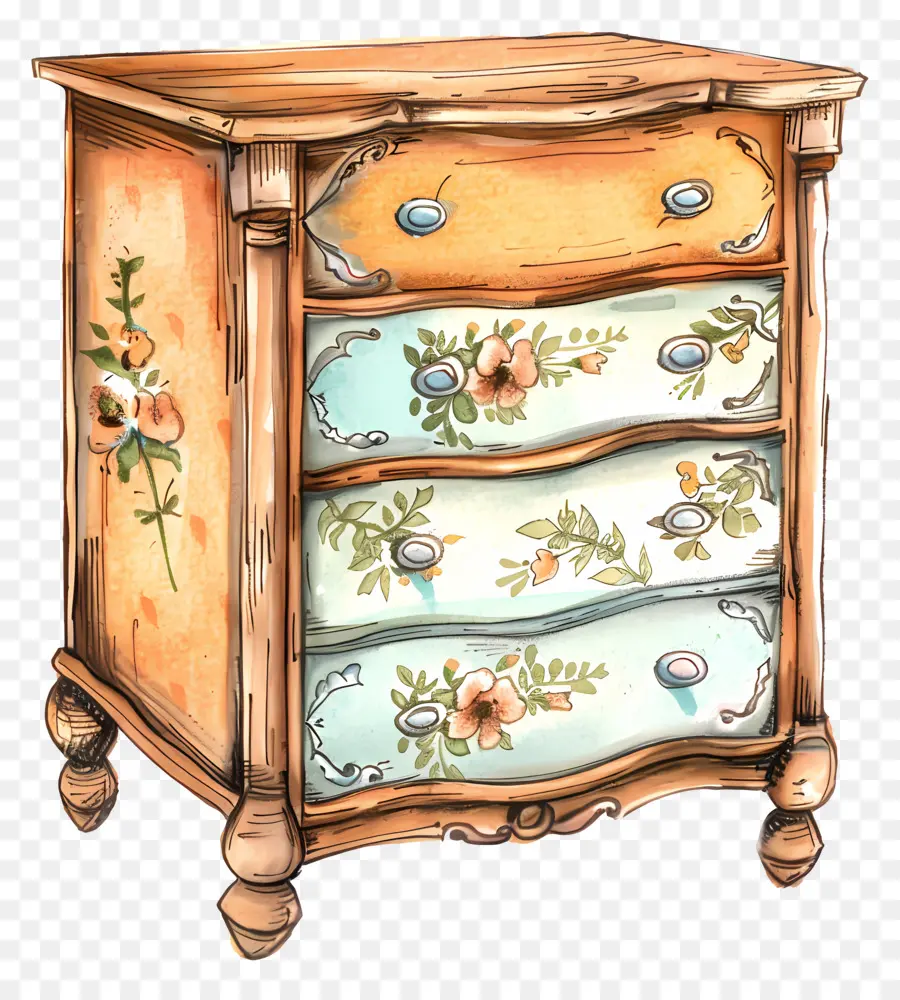 Dresser，Cajones De Madera PNG