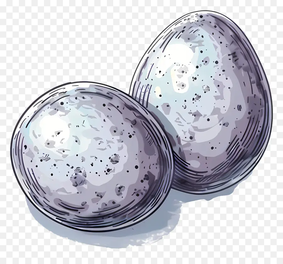 Eggs，Huevos Metálicos PNG