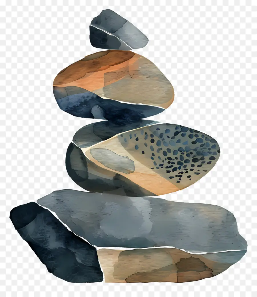 Roca De Piedra，Apilamiento De Piedra PNG