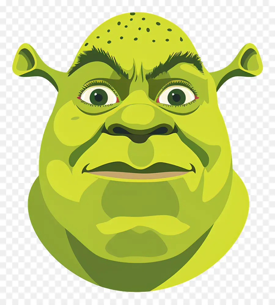 Cabeza De Shrek，Criatura Como Rana PNG