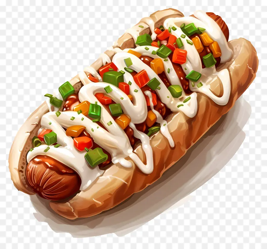 Perro Caliente，Cocina Americana PNG