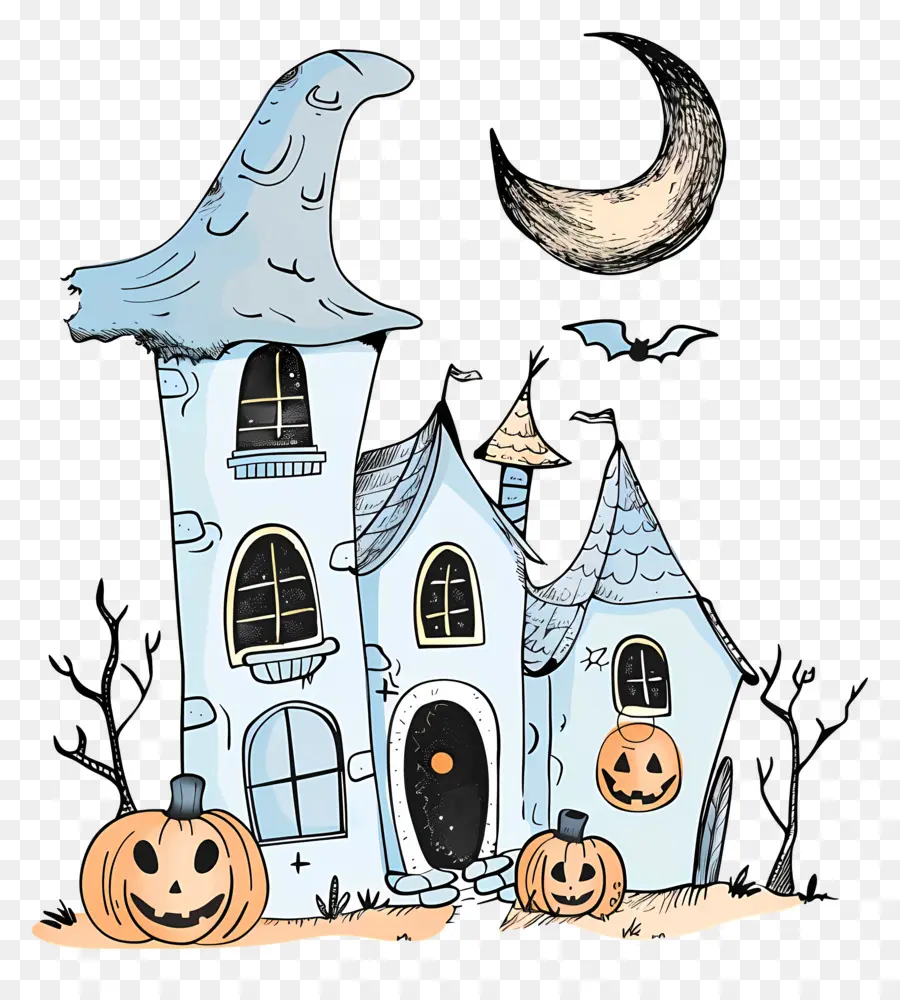 Casa De Halloween，La Casa Encantada PNG