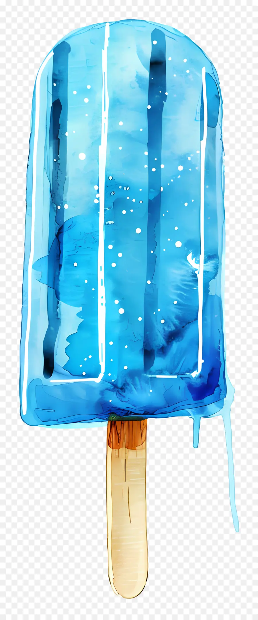 Las Paletas De Helado，Pop De Hielo Azul PNG