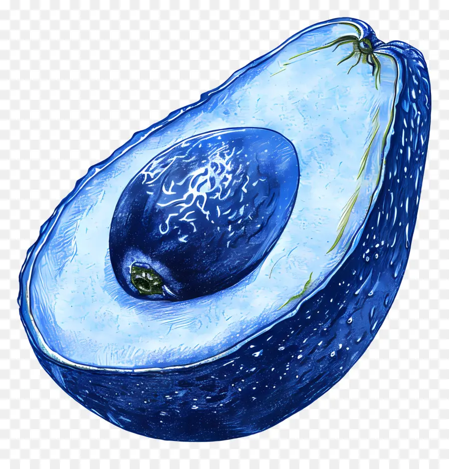 Palta，Aguacate Azul PNG