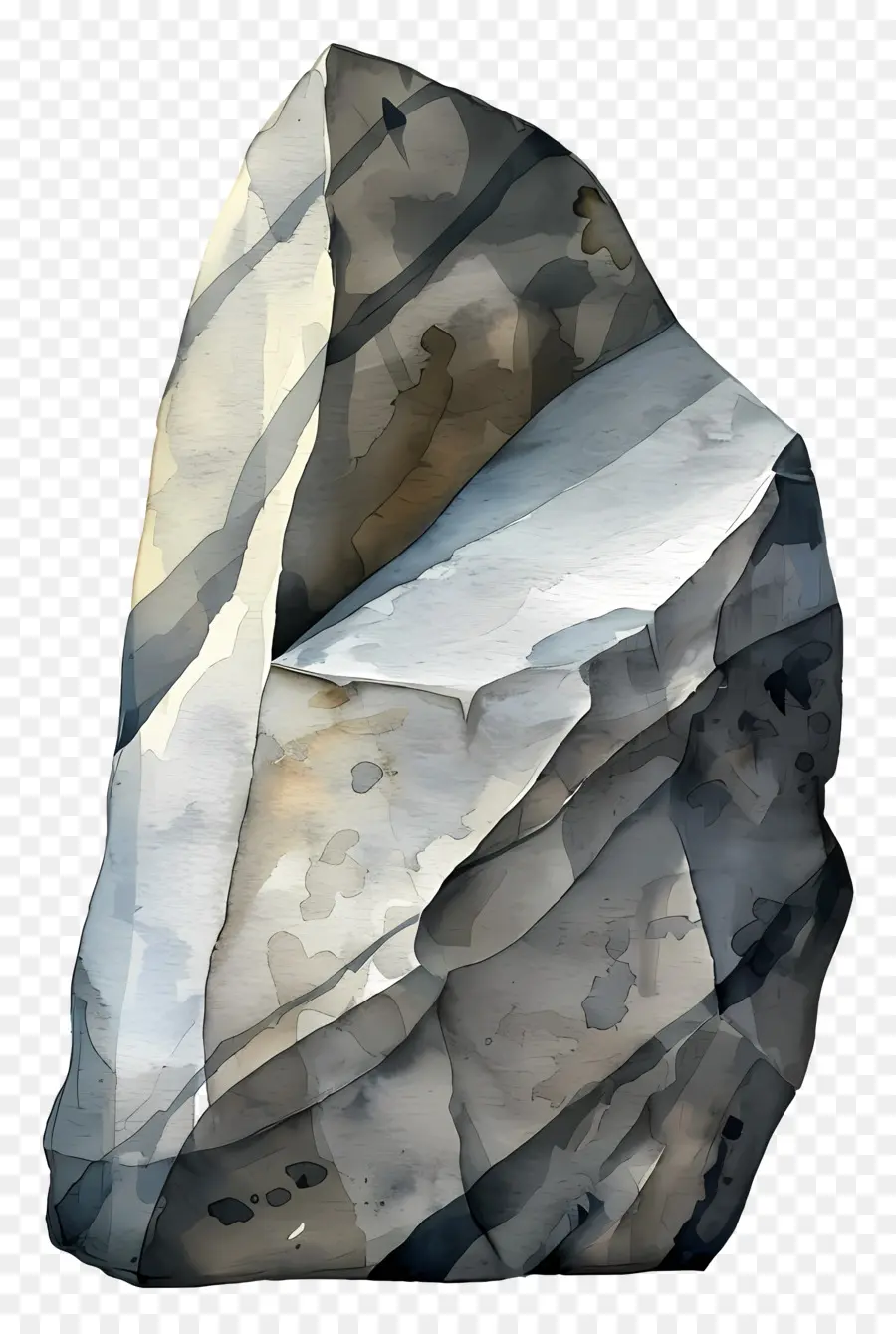 Roca De Piedra，Acuarela PNG