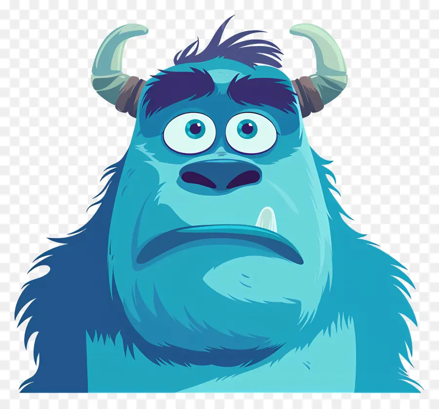 Cabeza De Sulley，Monstruo Azul PNG