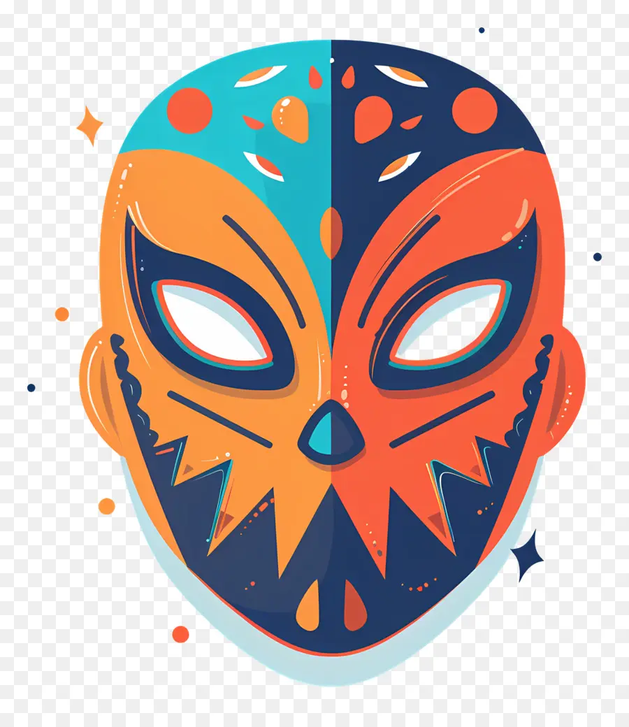 La Máscara De Halloween，Ilustración De Dibujos Animados PNG