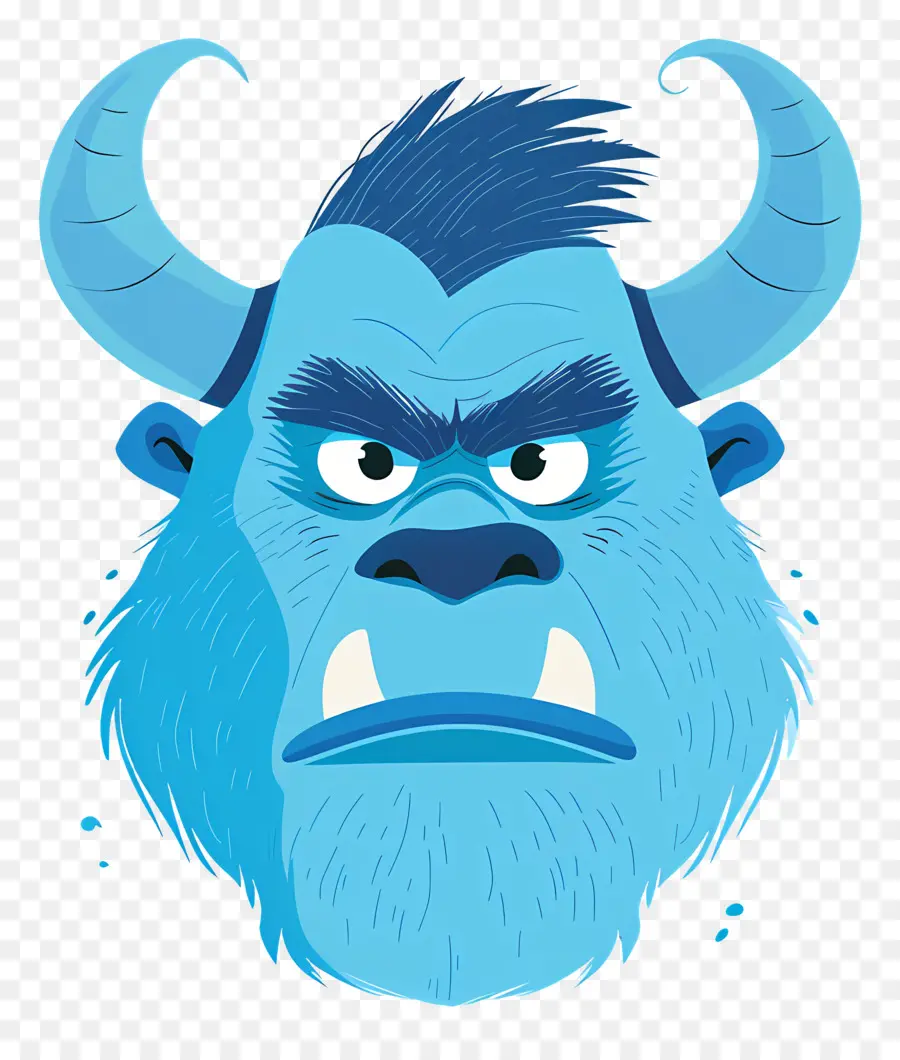 Cabeza De Sulley，De Dibujos Animados De Cabeza PNG