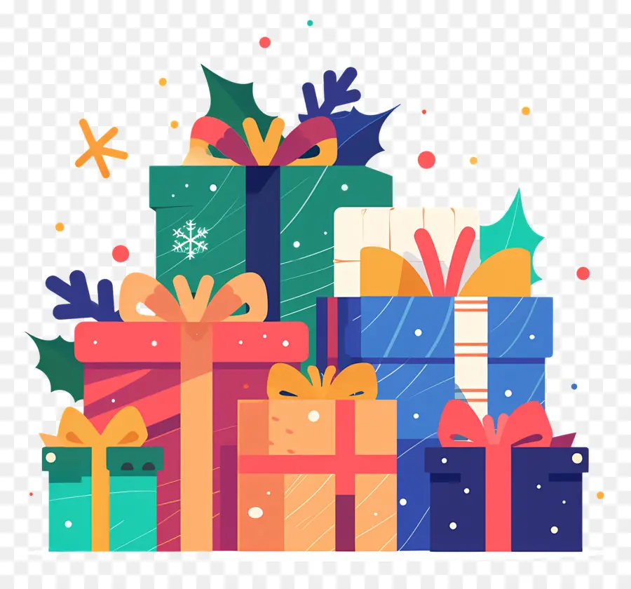 Regalos De Navidad，Cajas De Regalo PNG