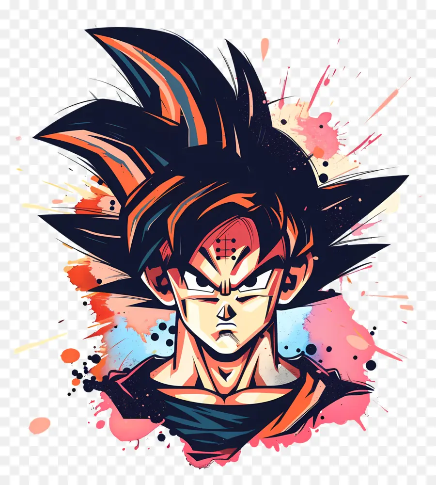 Cabeza De Goku，Personaje Animado PNG