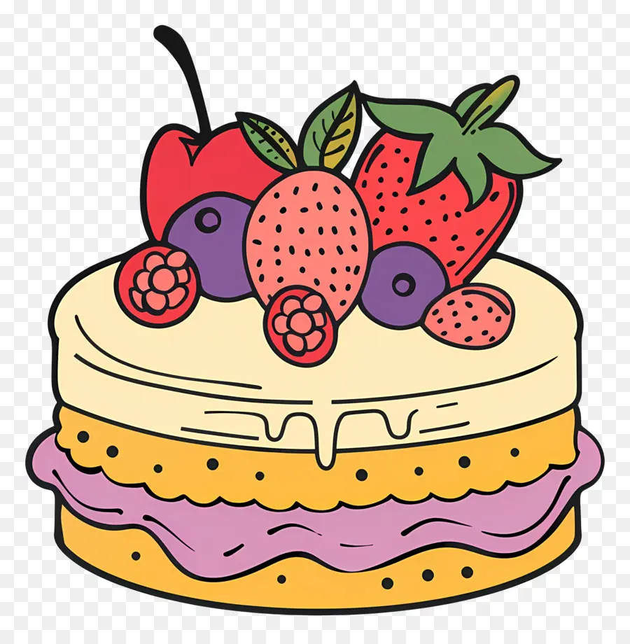 El Pastel De Frutas，Pastel PNG