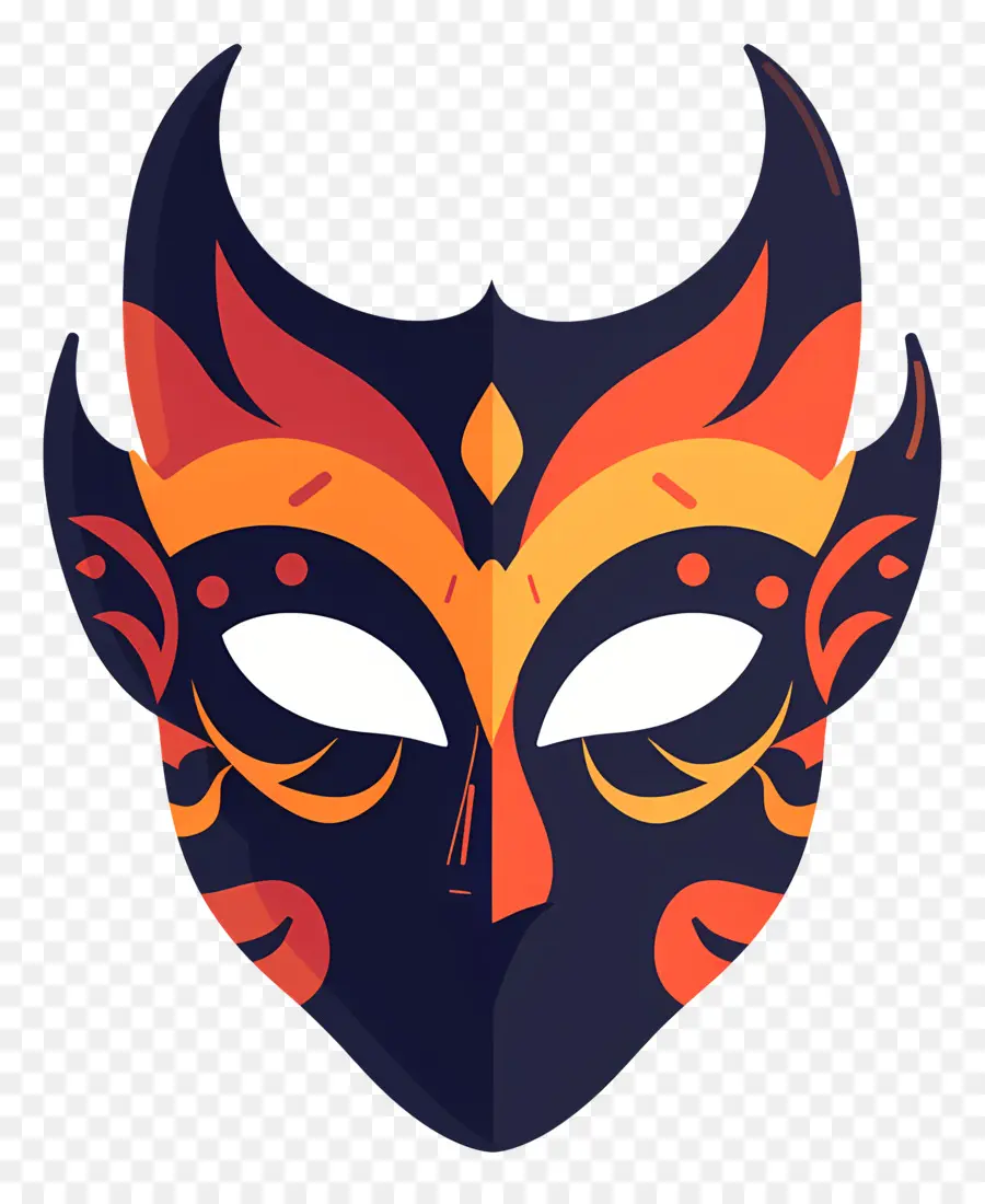 Máscara De Halloween，Mascarilla PNG