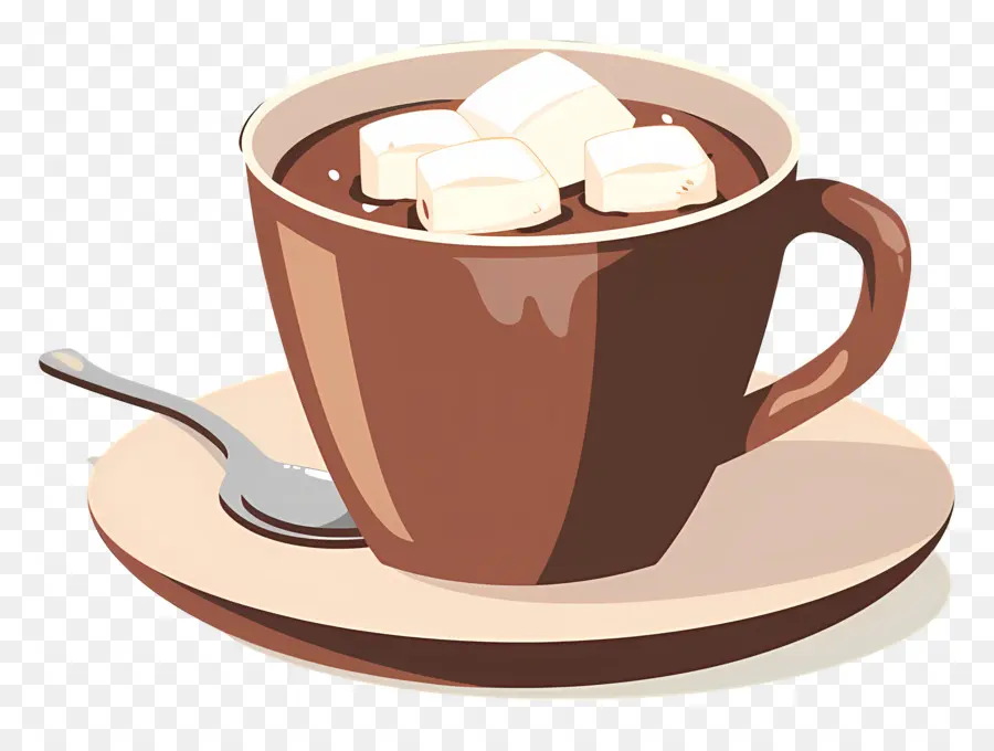 Chocolate Caliente，Crema Batida PNG