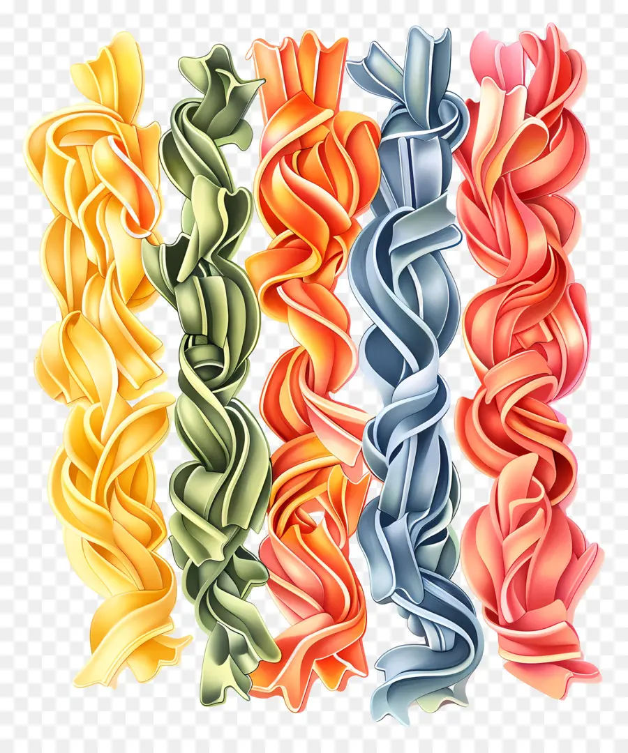 Pastas，Pastas Coloridas PNG