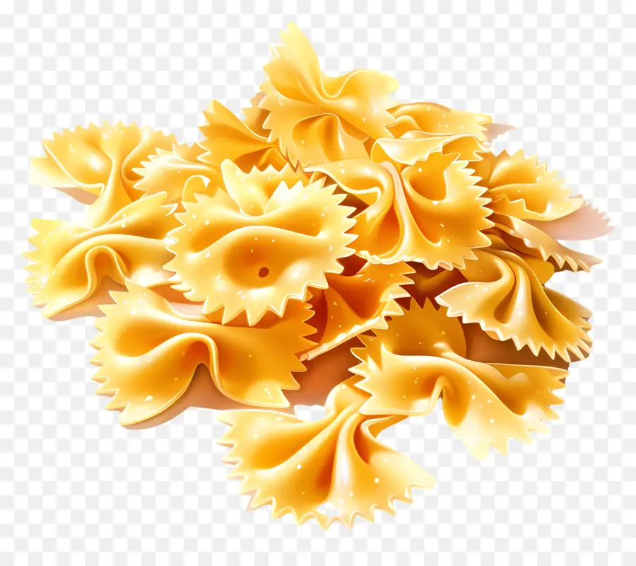 Pastas，Pasta Con Pajarita PNG